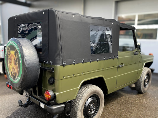 Verdeck für Mercedes Benz G-Klasse 250 G (Wolf), W460 / W461, Bundeswehr, kurzer Radstand