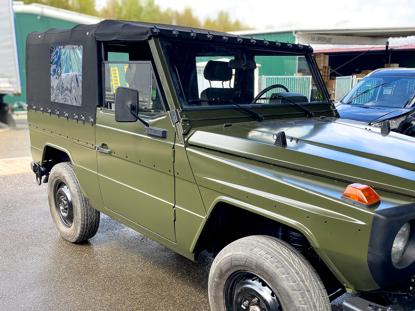 Verdeck für Mercedes Benz G-Klasse 250 G (Wolf), W460 / W461, Bundeswehr, kurzer Radstand